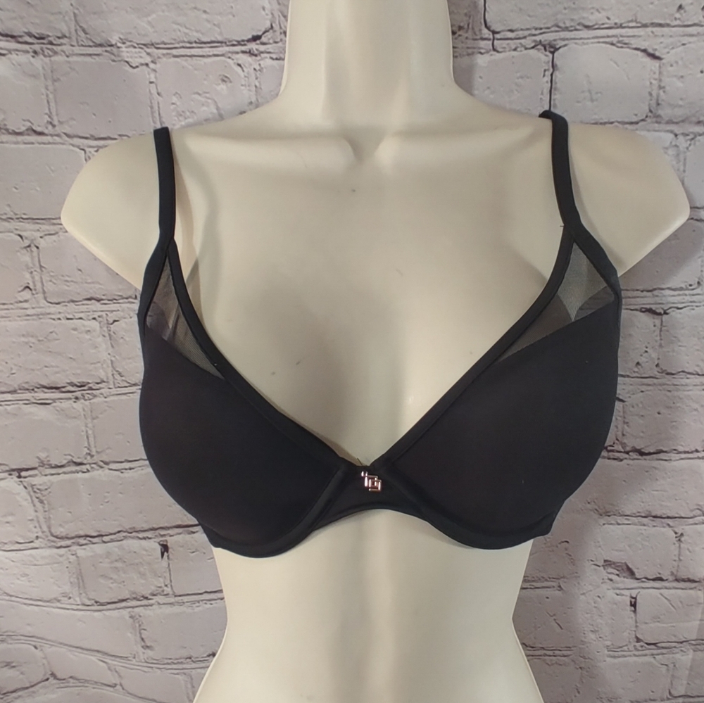 Thirdlove Classic Contour Plunge Black Underwire Bra 32C